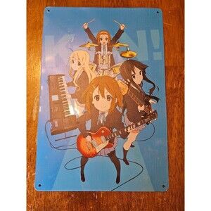 Tin Sign K-On! Animal Girl Band